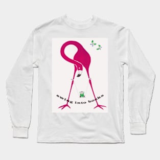 Swing Into Books Long Sleeve T-Shirt